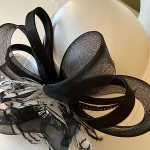Ms. Divine White & Black Dress / Church Hat Ms.Divine White & Black Dress / Church Hat | eBay main image 2
